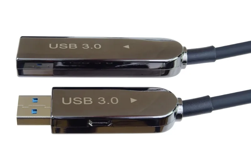 PREMIUMCORD Kabel USB3.0 + 2.0 prodlužovací optický AOC kabel A Male - A Female 20m