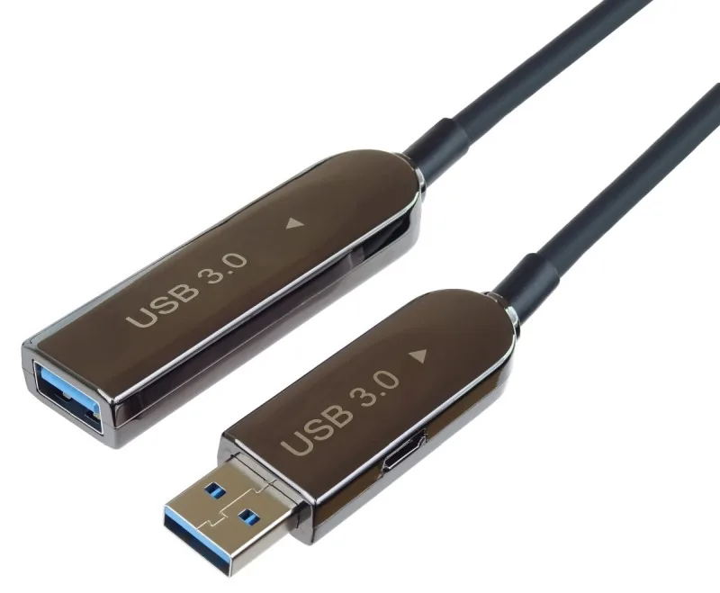 PREMIUMCORD Kabel USB3.0 + 2.0 prodlužovací optický AOC kabel A Male - A Female 20m