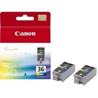 Canon CLI-36 Color Twin Pack - 2-balení - 12 ml - barva (azurová, purpurová, žlutá) - originální - inkoustový zásobník - pro PIXMA iP100 with battery, iP110, TR150, TR150 with Battery Pack; RC-IP100