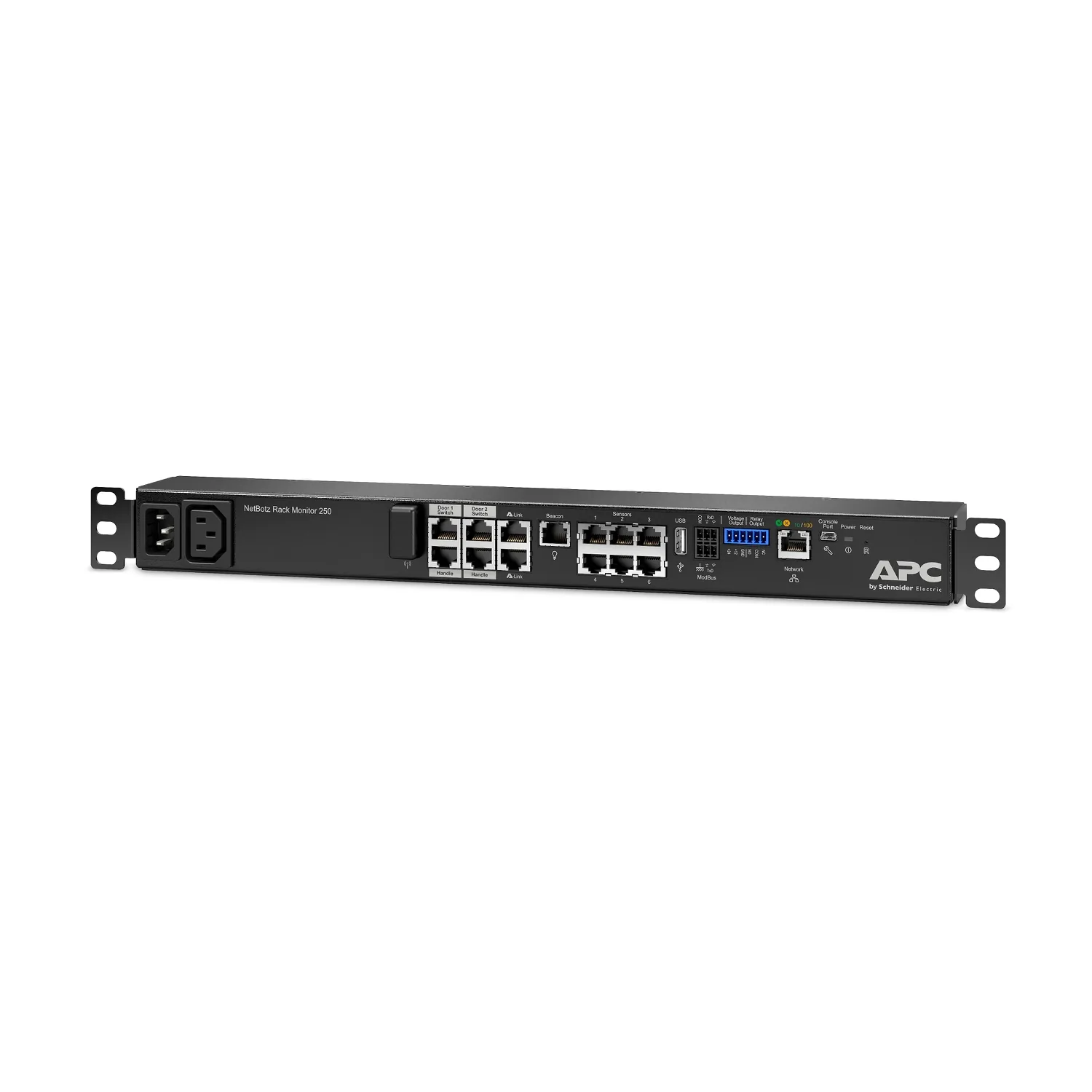 APC NetBotz Rack Monitor 250 - Zařízení pro monitorování prostředí - 100Mb LAN k upevnění na regál - kompatibilní s TAA