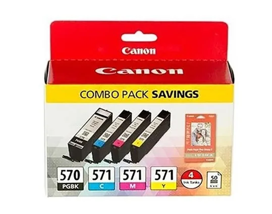 Canon CLI-551 BK/C/M/Y Multipack - 4-balení - 7 ml - černá, azurová, purpurová, žlutá - originální - pouzdro - inkoustový zásobník - pro MAXIFY MG6650; PIXMA iP8750, iX6850, MG5550, MG5650, MG6650, MG7550, MX725; PIXUS MG7550