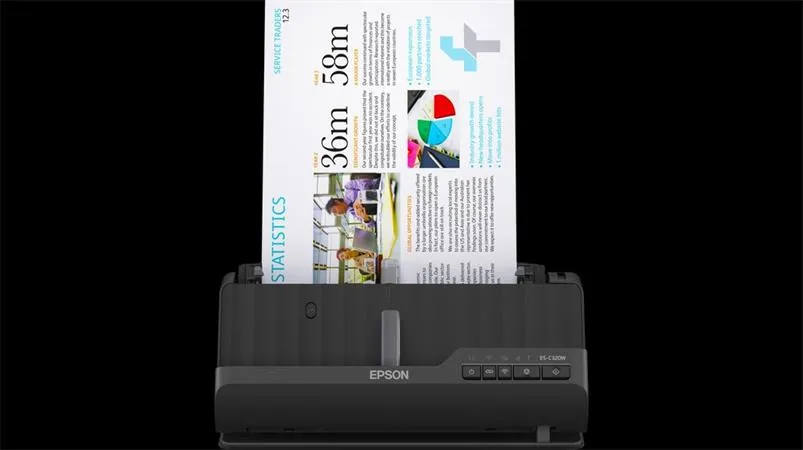 Epson ES-C320W - Skener typ sheetfed - Duplex - A4/Legal - 600 dpi x 600 dpi - ADF (20 listy) - až 3500 skenů denně - USB 2.0, Wi-Fi(n)