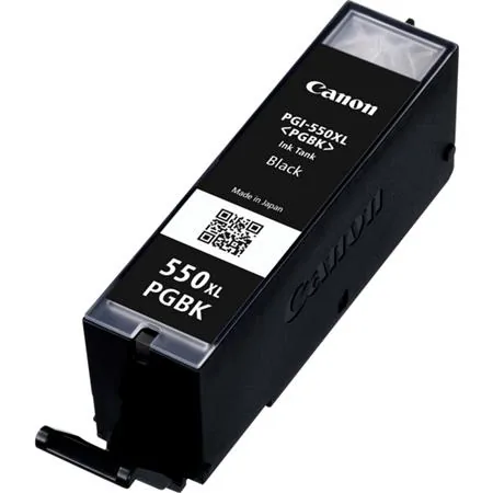 Canon PGI-550PGBK XL Twin pack - 2-balení - 15 ml - Vysoká výtěžnost - černá - originální - závěsný box - inkoustový zásobník - pro PIXMA iP8750, iX6850, MG5550, MG5650, MG6450, MG6650, MG7150, MG7550, MX725; PIXUS MG7550