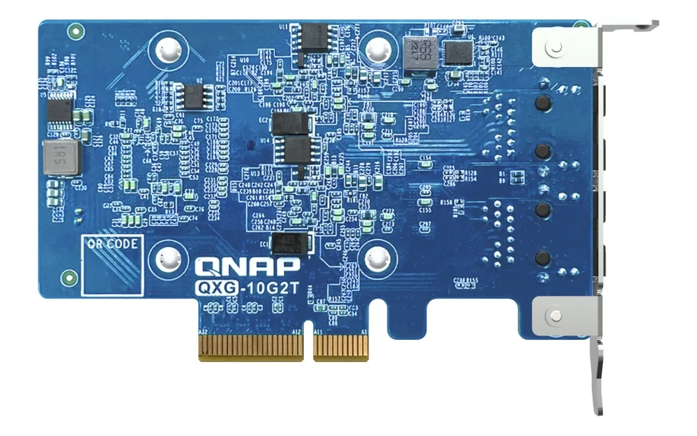 QNAP QXG-10G2T - dvouportová rozšiřující 10GbE karta (Aquantia AQC107) pro PC i QNAP NAS, LP