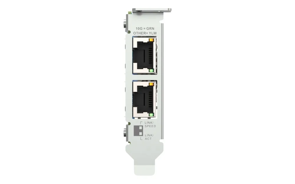 QNAP QXG-10G2T - dvouportová rozšiřující 10GbE karta (Aquantia AQC107) pro PC i QNAP NAS, LP