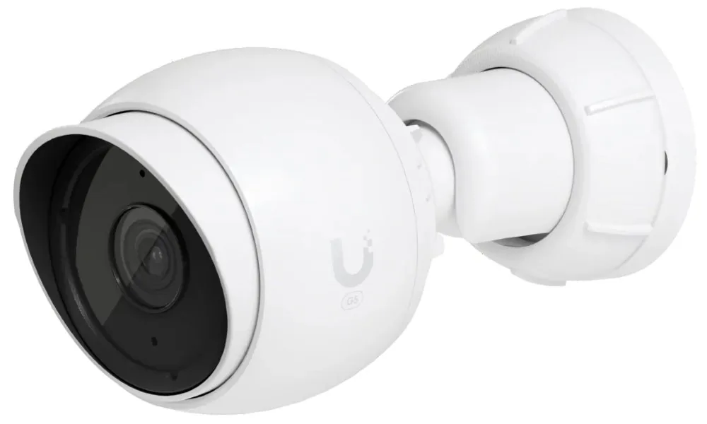 Ubiquiti UniFi Protect G5 - Síťová bezpečnostní kamera - bullet - interiérový, venkovní - odolná vůči povětrnostním vlivům - barevný (Den a noc) - 5 Mpix - 2688 x 1512 - 2K - pevné ohnisko - audio - LAN 10/100 - H.264, MJPEG - PoE