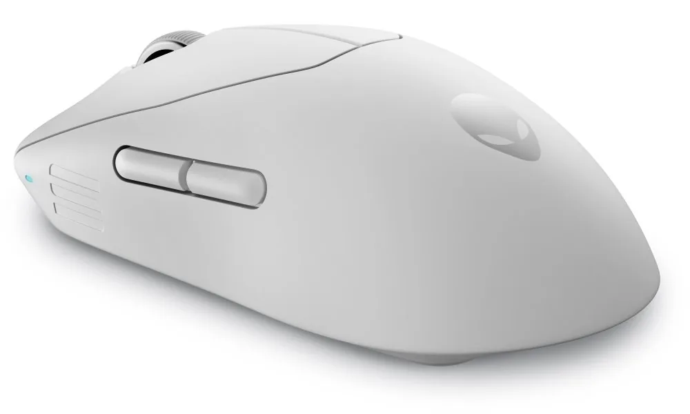Dell Alienware Pro/Herní/Optická/Pro praváky/26 000 DPI/Drátová+bezdrátová/Bílá