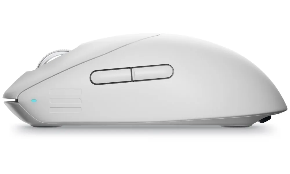 Dell Alienware Pro/Herní/Optická/Pro praváky/26 000 DPI/Drátová+bezdrátová/Bílá