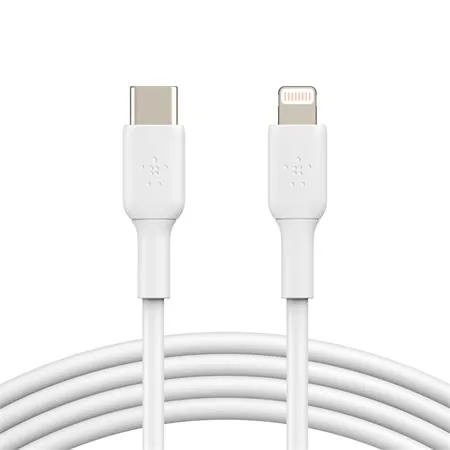 Belkin BOOST CHARGE Lightning/USB-C kabel, 2m, bílý