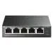 TP-Link TL-SF1005LP - V1 - přepínač - neřízený - 5 x 10/100 (4 PoE) - desktop, pro připevnění na zeď - PoE (41 W)
