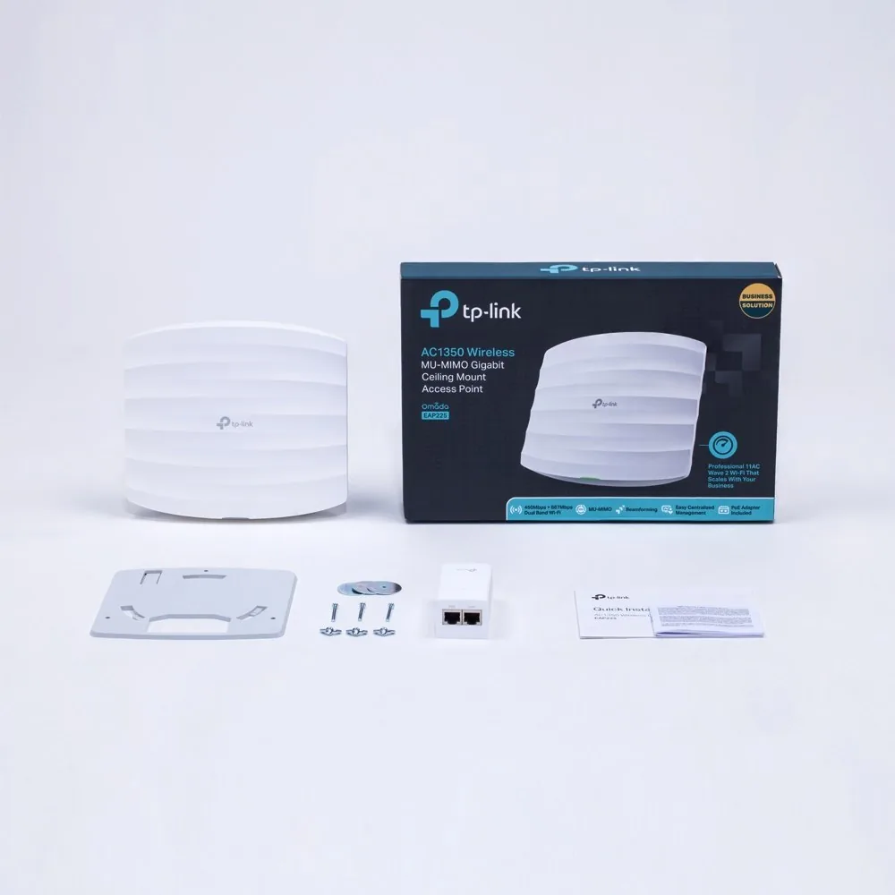 TP-Link Omada EAP225 - Bezdrátový access point - Wi-Fi 5 - 2.4 GHz, 5 GHz