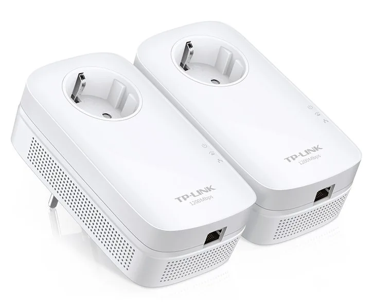 TP-Link TL-PA8010P KIT - Starter Kit - napájecí adaptér 1GbE, HomePlug AV (HPAV), HomePlug AV (HPAV) 2.0 - zapojitelný do zdi