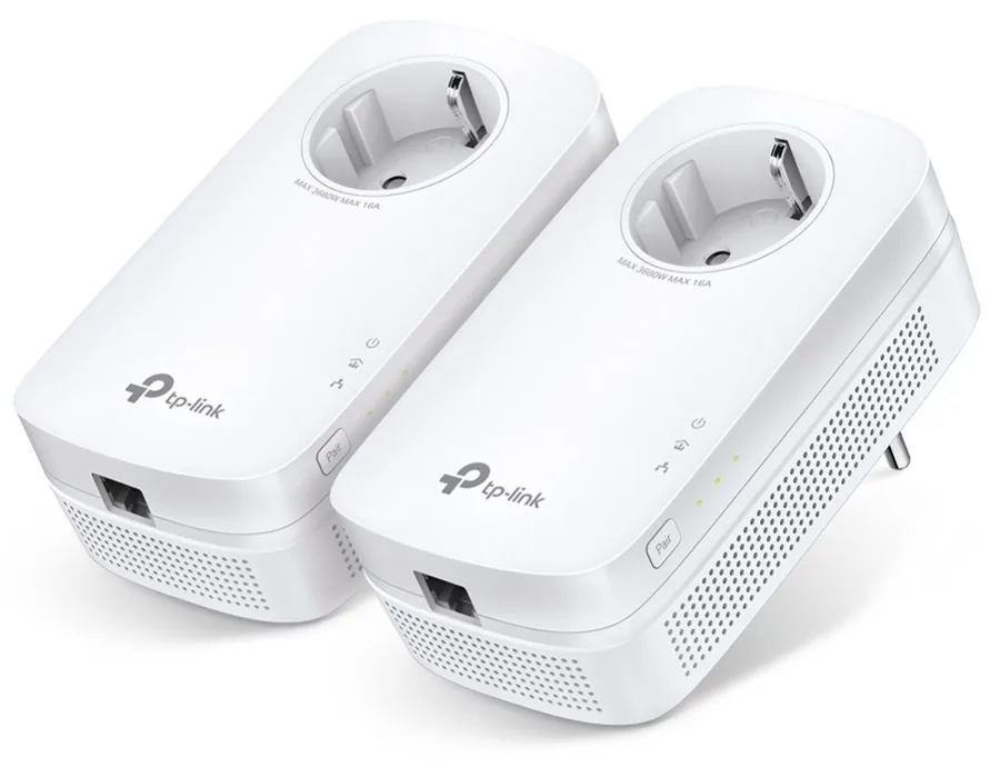 TP-Link TL-PA8010P KIT - Starter Kit - napájecí adaptér 1GbE, HomePlug AV (HPAV), HomePlug AV (HPAV) 2.0 - zapojitelný do zdi