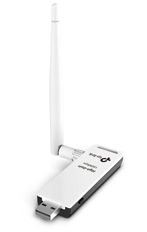 TP-Link TL-WN722N - Síťový adaptér - USB 2.0 - 802.11b/g/n