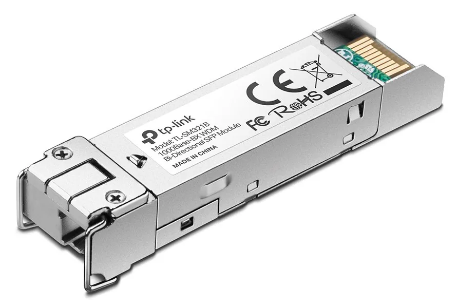 TP-Link TL-SM321B-2 V1 - Transceiver modul SFP (mini-GBIC) - 1GbE - 1000Base-BX - jednoduchý režim LC/UPC - až 2 km - 1310 (TX) / 1550 (RX) nm