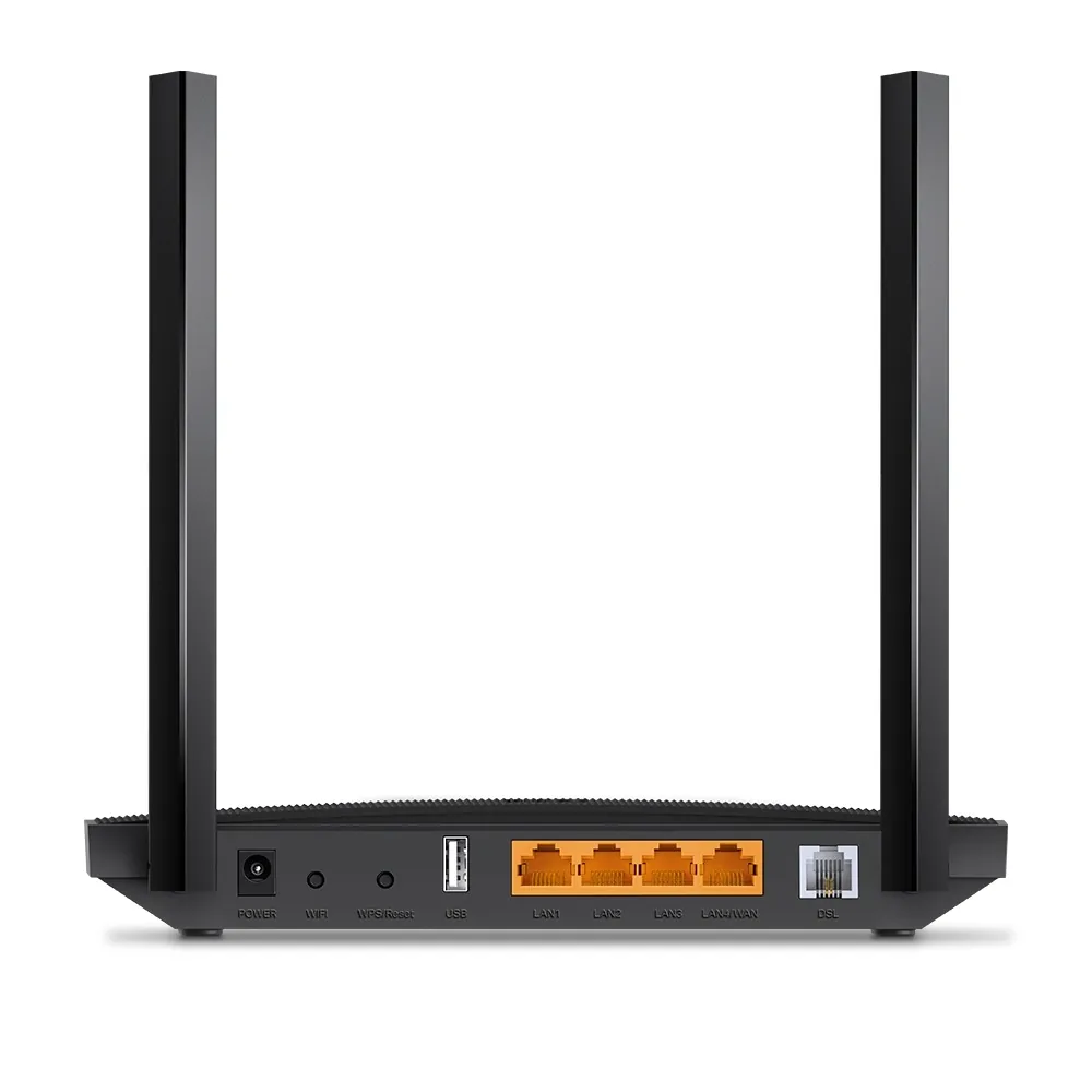 TP-Link Archer VR400 - Bezdrátový router - DSL modem 4portový switch - 1GbE - Wi-Fi 5 - Dual Band