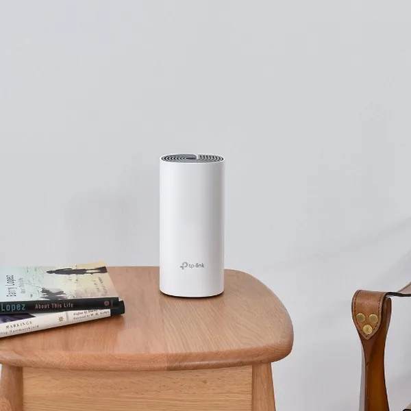 TP-Link Deco E4 - Systém WiFi - (2 routery) - až 2800 čtverečních stop - mesh - Wi-Fi 5 - Dual Band
