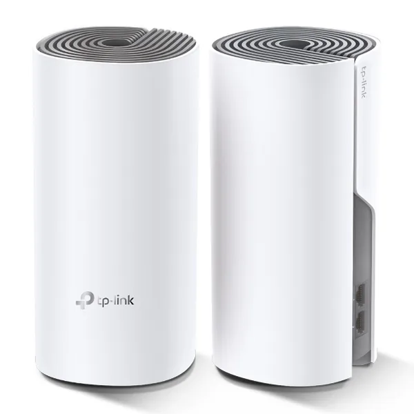 TP-Link Deco E4 - Systém WiFi - (2 routery) - až 2800 čtverečních stop - mesh - Wi-Fi 5 - Dual Band