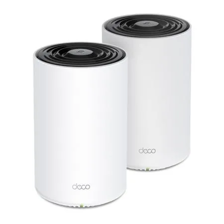 TP-Link Deco PX50 V1 - Systém WiFi - (2 routery) - až 4500 čtverečních stop - mesh 1GbE, G.hn - Wi-Fi 6 - Dual Band