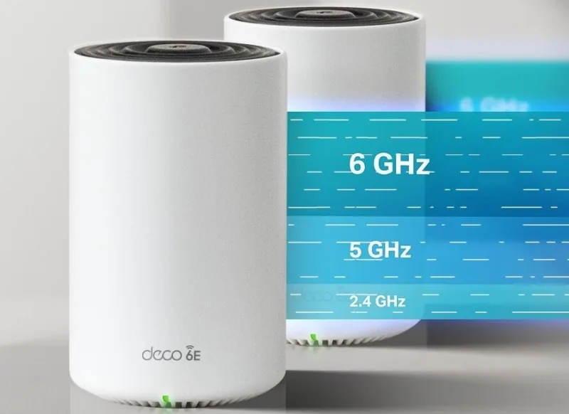 TP-Link Deco XE75 V3 - Systém WiFi - (3 routery) - až 7200 čtverečních stop - mesh 1GbE - Wi-Fi 6E - Multi-Band