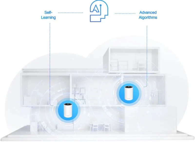 TP-Link Deco XE75 V3 - Systém WiFi - (3 routery) - až 7200 čtverečních stop - mesh 1GbE - Wi-Fi 6E - Multi-Band