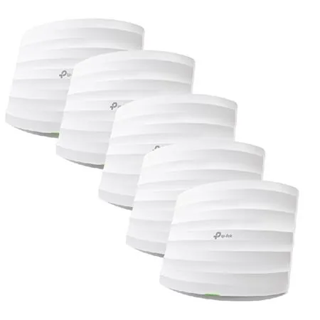 TP-Link Omada EAP245 V3 - Bezdrátový access point - 2 porty - Wi-Fi 5 - 2.4 GHz, 5 GHz - spravování cloudem - nástěnná/stropní montáž (balení 5)