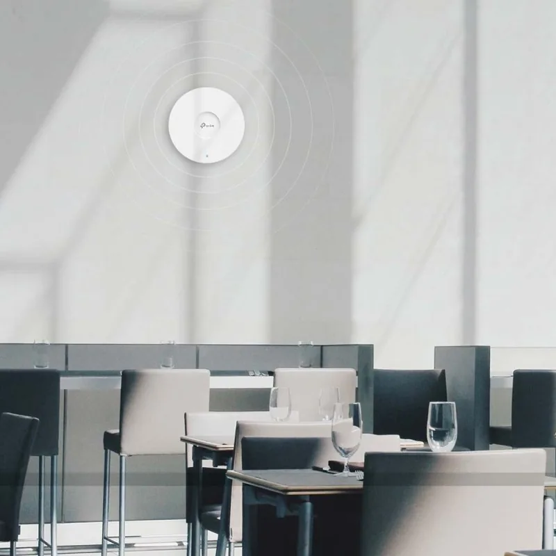 TP-Link Omada EAP613 V1 - Bezdrátový access point - Wi-Fi 6 - 2.4 GHz, 5 GHz - spravování cloudem - nástěnná/stropní montáž - pro JetStream TL-SF1008, SG1218, SG2008, SG2210, SG2428, SG3210, SG3428, SG3452, SL1218