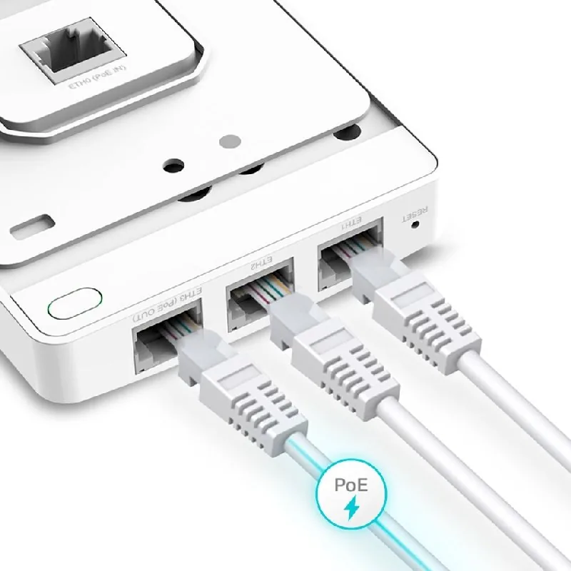 TP-Link EAP615-Wall V1 - Bezdrátový access point - Wi-Fi 6 - 2.4 GHz, 5 GHz - nástěnná montáž