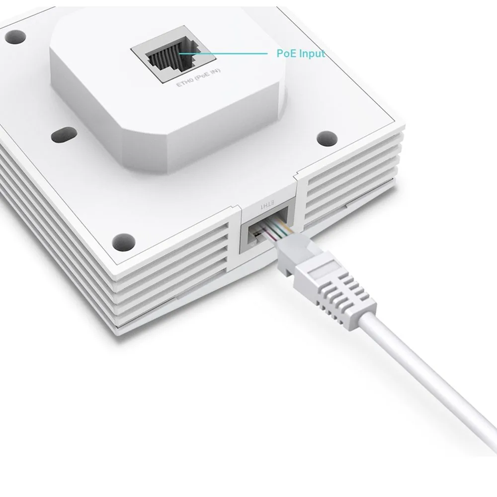 TP-Link Omada EAP650-Wall V1 - Bezdrátový access point - Wi-Fi 6 - 2.4 GHz, 5 GHz - spravování cloudem - nástěnná montáž
