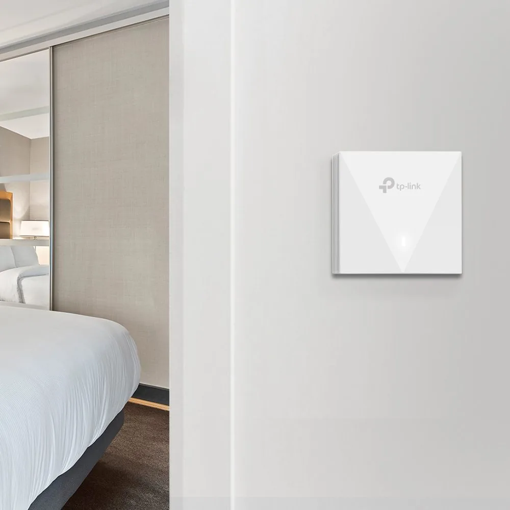 TP-Link Omada EAP650-Wall V1 - Bezdrátový access point - Wi-Fi 6 - 2.4 GHz, 5 GHz - spravování cloudem - nástěnná montáž