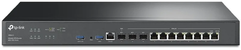 TP-Link Omada ER8411 V1 - Směrovač 10GbE - Lze montovat do rozvaděče