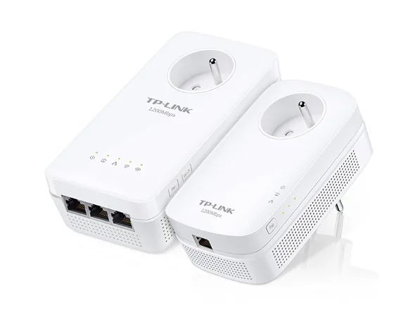 TP-Link TL-WPA8631P KIT V4 - Wi-Fi Kit - sada napájecího adaptéru 1GbE, HomePlug AV (HPAV), HomePlug AV (HPAV) 2.0, IEEE 1901 - Wi-Fi 5, Wi-Fi 6 - Dual Band - zapojitelný do zdi