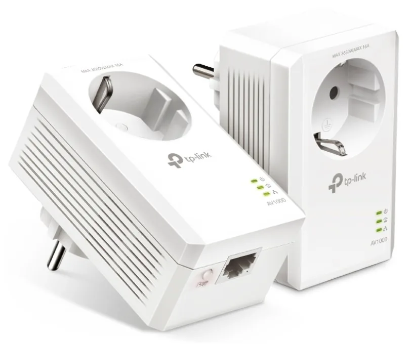 TP-Link TL-PA7017P KIT V4 - Starter Kit - sada napájecího adaptéru 1GbE, HomePlug AV (HPAV), HomePlug AV (HPAV) 2.0 - zapojitelný do zdi