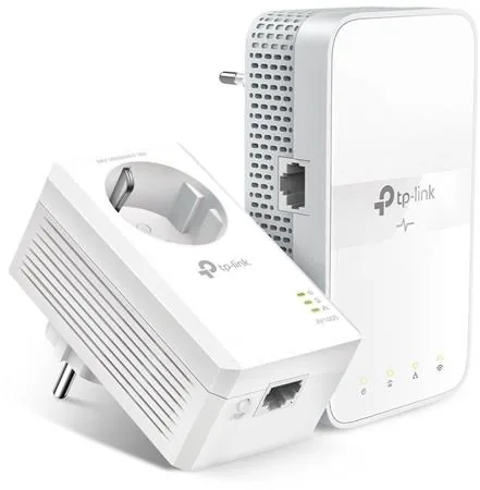 TP-Link TL-WPA7617 KIT V1 Wi-Fi Kit - Sada napájecího adaptéru 1GbE, HomePlug AV (HPAV), HomePlug AV (HPAV) 2.0, IEEE 1901 - Wi-Fi 5 - Dual Band - zapojitelný do zdi