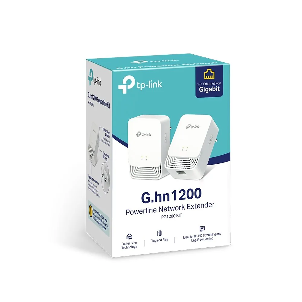 TP-Link PG1200 KIT V1 - Sada napájecího adaptéru 1GbE, G.hn - zapojitelný do zdi