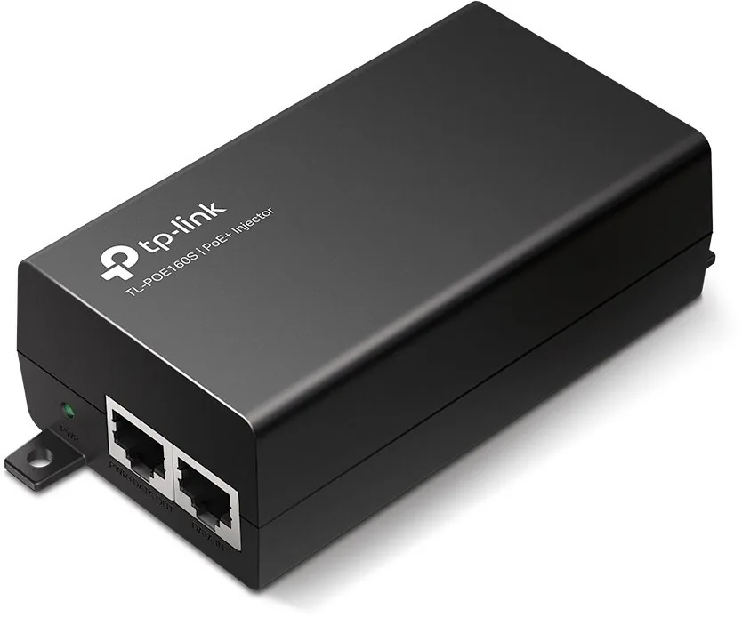PoE+ Injector Adapter PORT: 1× Gigabit PoE Port, 1× Gigabit Non-PoE Port SPEC: 802.3at af Compliant, Data and Power Carr