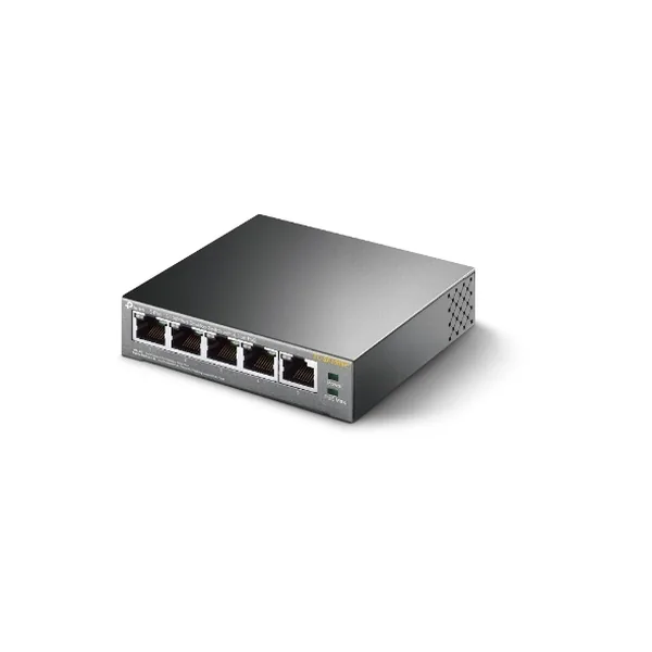 TP-Link TL-SF1005P - Přepínač - neřízený - 5 x 10/100 (4 PoE) - desktop - PoE (58 W)