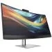 HP 740pm - Series 7 Pro - LED monitor - zakřivená - 40" (39.7" zobrazitelný) - 5120 x 2160 WUHD @ 60 Hz - IPS - 300 cd/m? - 1000:1 - 5 ms - 2xThunderbolt 3, HDMI, DisplayPort - reproduktory - černá, stříbrná