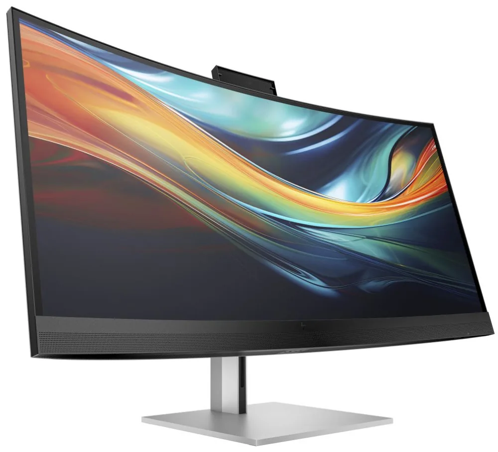 HP 740pm - Series 7 Pro - LED monitor - zakřivená - 40" (39.7" zobrazitelný) - 5120 x 2160 WUHD @ 60 Hz - IPS - 300 cd/m? - 1000:1 - 5 ms - 2xThunderbolt 3, HDMI, DisplayPort - reproduktory - černá, stříbrná