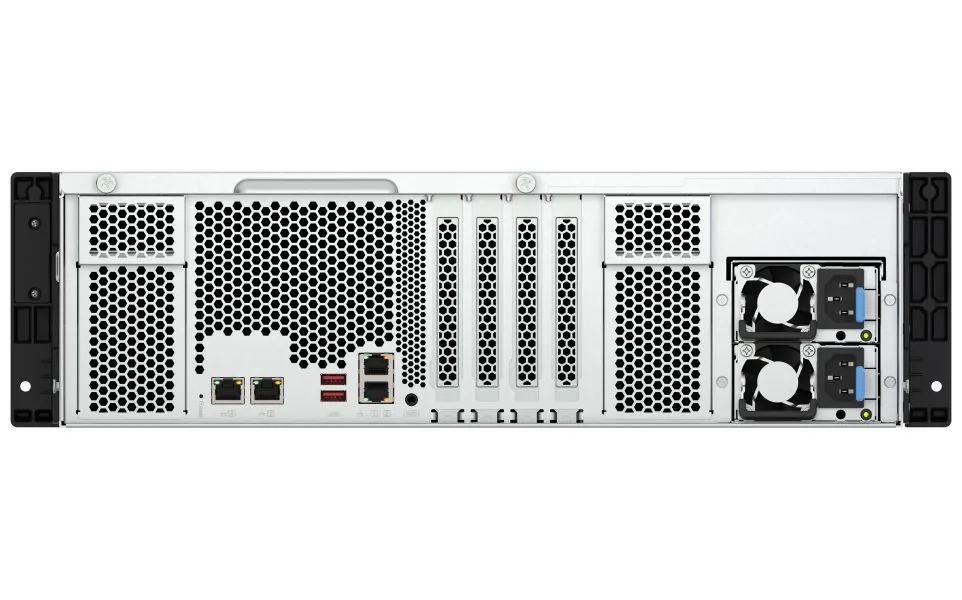QNAP TS-h1677AXU-RP-R7-32G (Ryzen Pro 5,3GHz, ZFS, 32GB DDR5 RAM, 16x SATA, 2x 2,5GbE, 2x 10GbE)