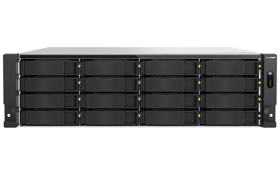 QNAP TS-h1677AXU-RP-R7-32G (Ryzen Pro 5,3GHz, ZFS, 32GB DDR5 RAM, 16x SATA, 2x 2,5GbE, 2x 10GbE)