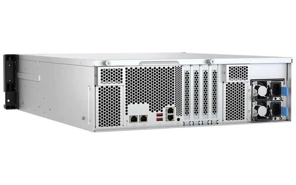 QNAP TS-h1677AXU-RP-R7-32G (Ryzen Pro 5,3GHz, ZFS, 32GB DDR5 RAM, 16x SATA, 2x 2,5GbE, 2x 10GbE)