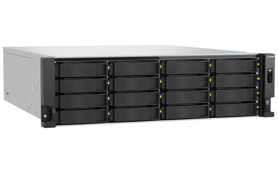 QNAP TS-h1677AXU-RP-R7-32G (Ryzen Pro 5,3GHz, ZFS, 32GB DDR5 RAM, 16x SATA, 2x 2,5GbE, 2x 10GbE)