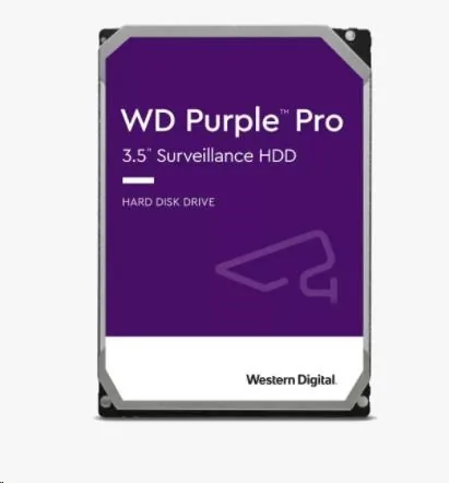 WD Purple Pro WD8002PURP - Pevný disk - 8 TB - sledování, chytré video - interní - 3.5" - SATA 6Gb/s - 7200 ot/min. - vyrovnávací paměť: 256 MB