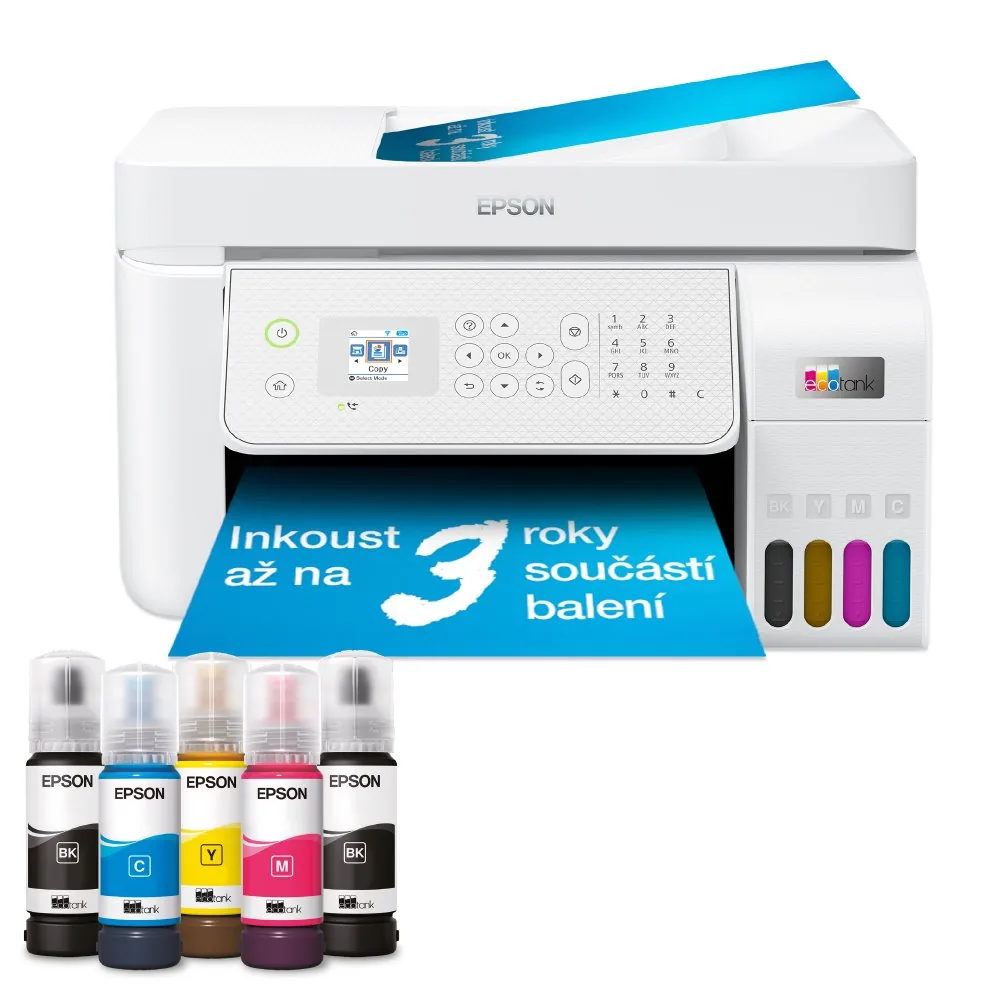 Epson EcoTank L5316 A4, color MFP, Fax, ADF, USB, LAN, WiFi