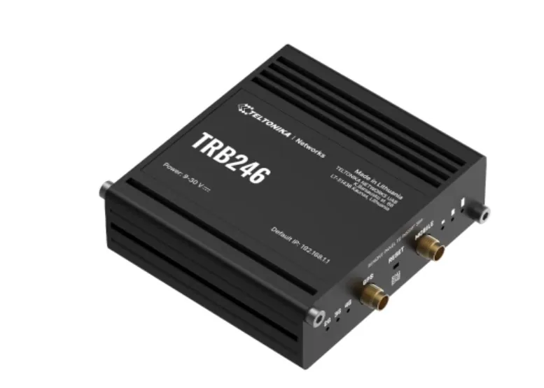 Teltonika LTE Cat 4 RS232/RS485 IoT Gateway, Ethernet, DUAL SIM - TRB246