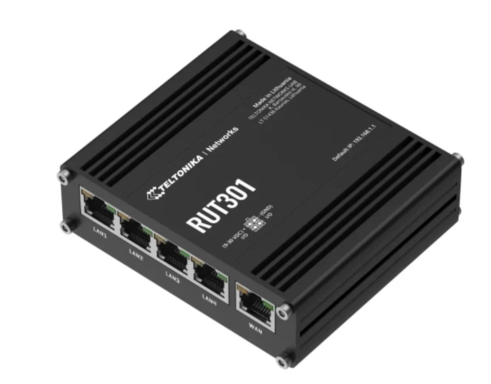 Teltonika INDUSTRIAL ETHERNET ROUTER - RUT301