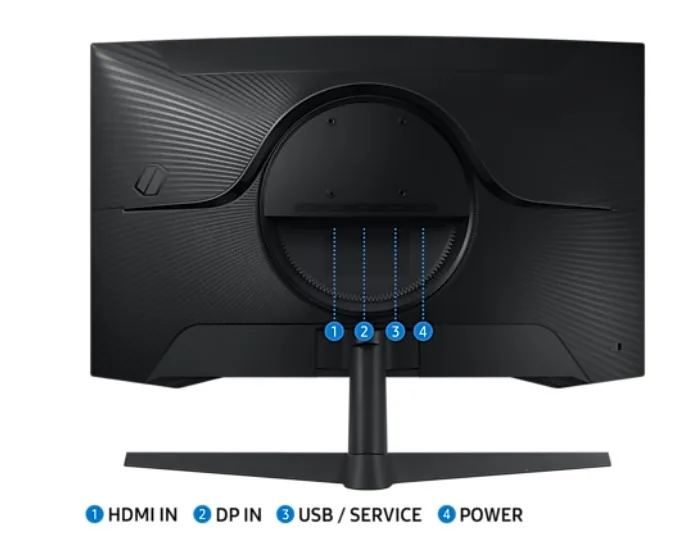 Samsung Odyssey G55C 27" VA LED 2560x1440 Mega DCR 1ms 300cd DP HDMI 165Hz
