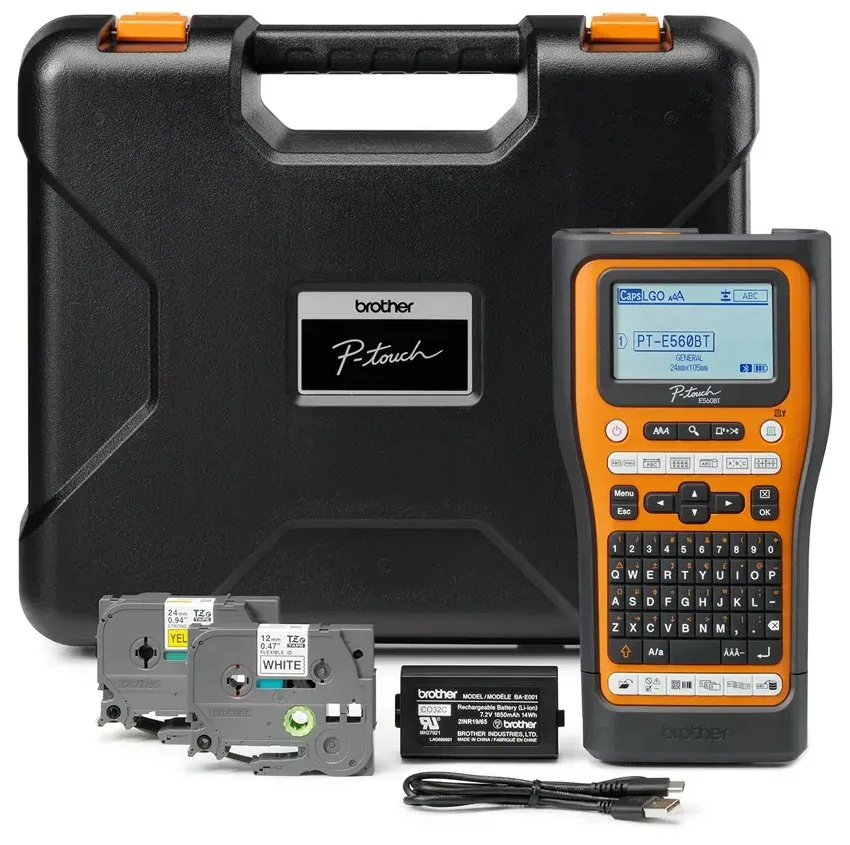 Brother PT-E560BTVP, 6-24 mm, USB, Bluetooth, auto odstřih, kufřík