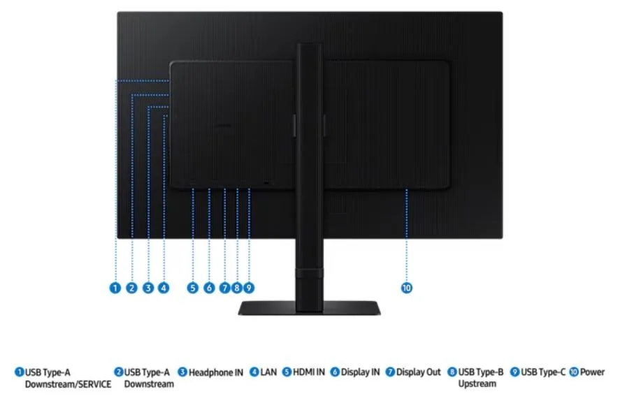 Samsung ViewFinity S6/S60UD/27"/IPS/QHD/100Hz/5ms/Černá/3R